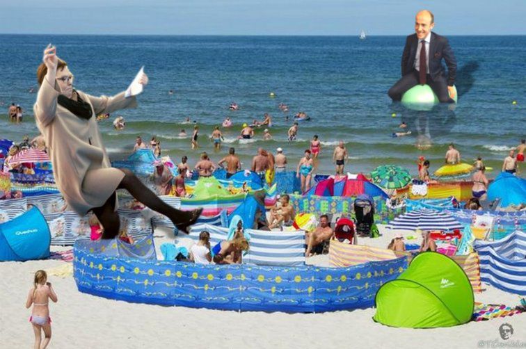 Plażowe spotkania Platformy. "Infantylny pomysł”  