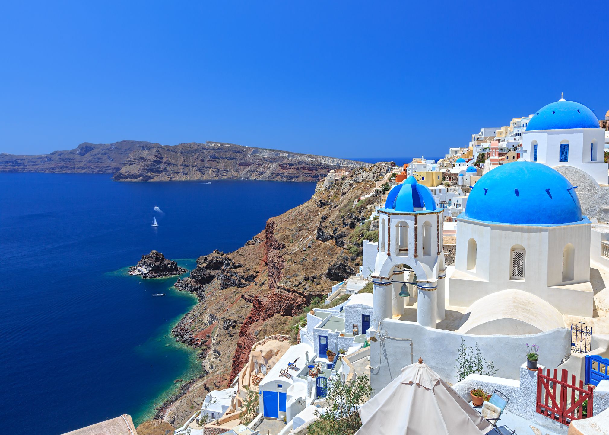 Santorini to idealne miejsce na wakacje bez względu na porę roku