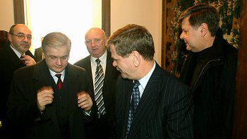 Włodzimierz Cimoszewicz, Józef Oleksy i Krzysztof Janik