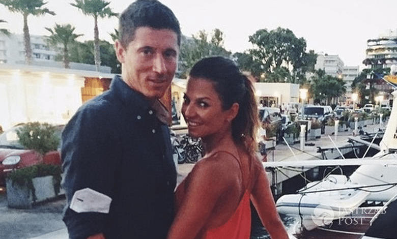 Anna i Robert Lewandowscy na wakacjach