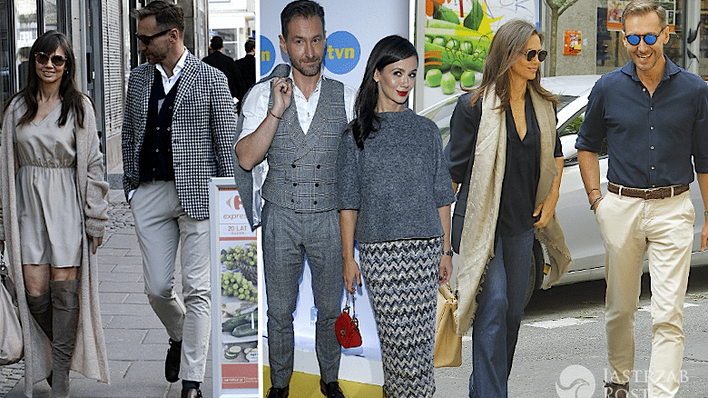 Kinga Rusin i Piotr Kraśko stylizacje