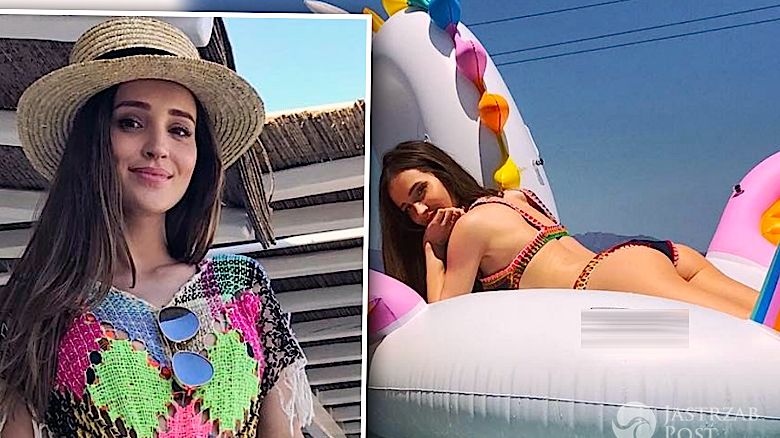 Marina na wakacjach na Mykonos