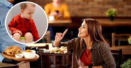 W restauracji wyciągnęła nocnik i posadziła na nim dziecko. Klientka nie kryje obrzydzenia