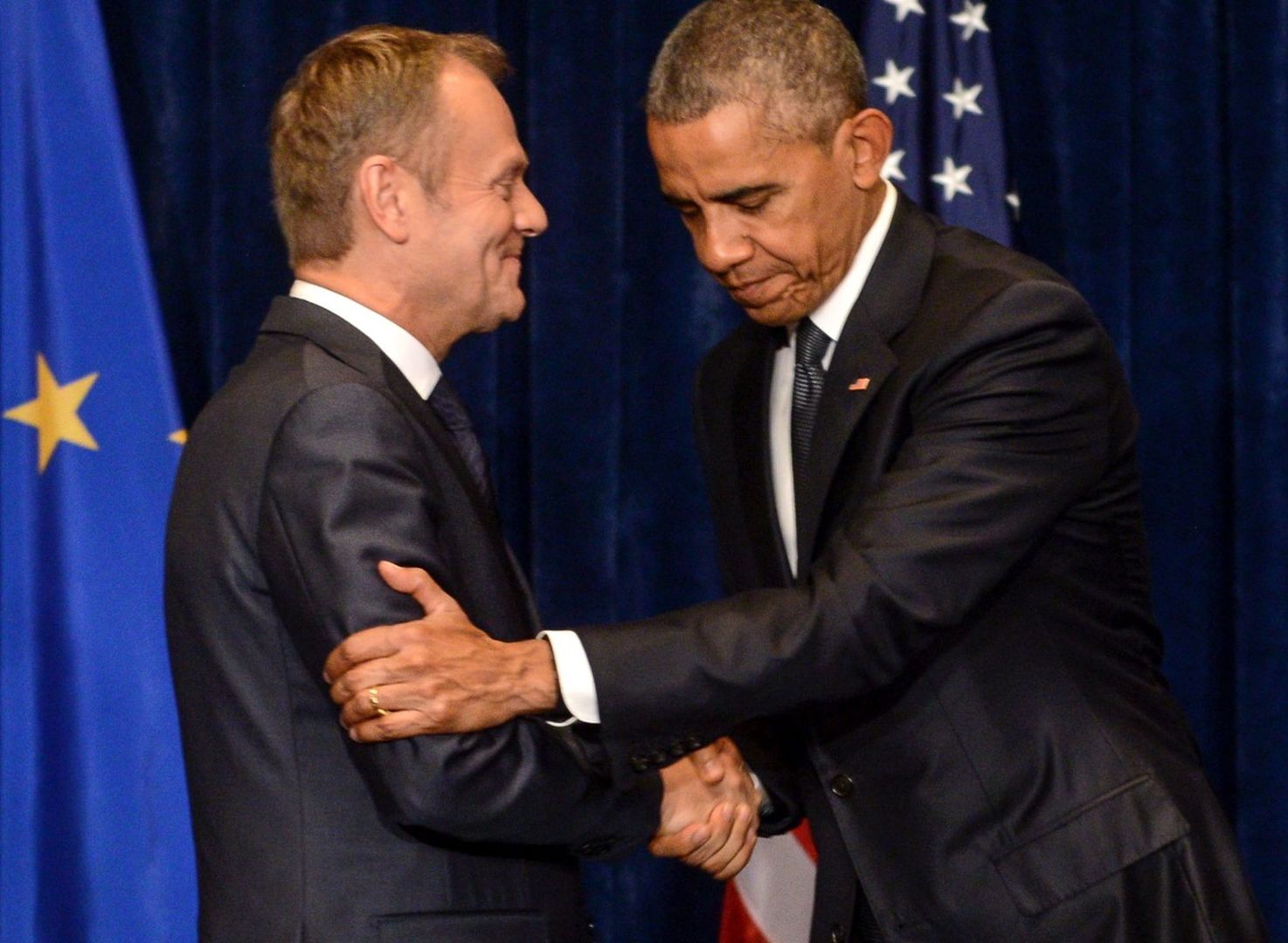 Tusk i Obama 