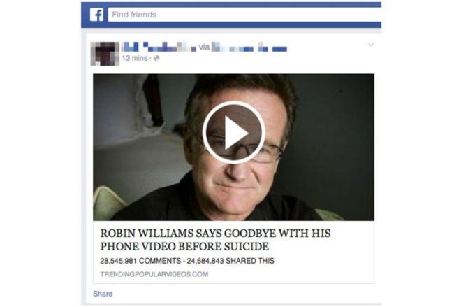 Hakerzy łapią naiwniaków "na Robina Williamsa"