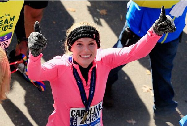 Karolina Woźniacka pobiegła w nowojorskim maratonie