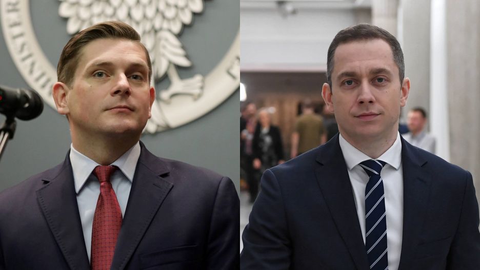 Bartosz Kownacki z PiS i Cezary Tomczyk z PO-KO