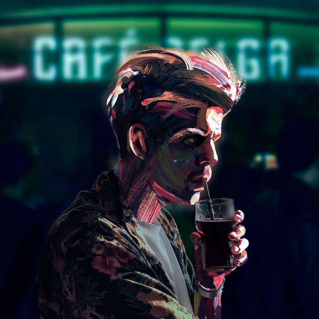 Taco Hemingway – Cafe Belga, okładka płyty