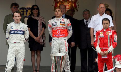 Kubica na podium GP Monaco!!!