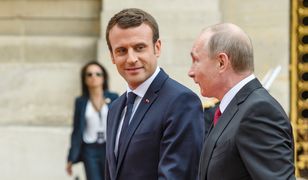 Francja uczy Putina historii Rosji. Spotkanie w Wersalu pokazuje porażkę Kremla