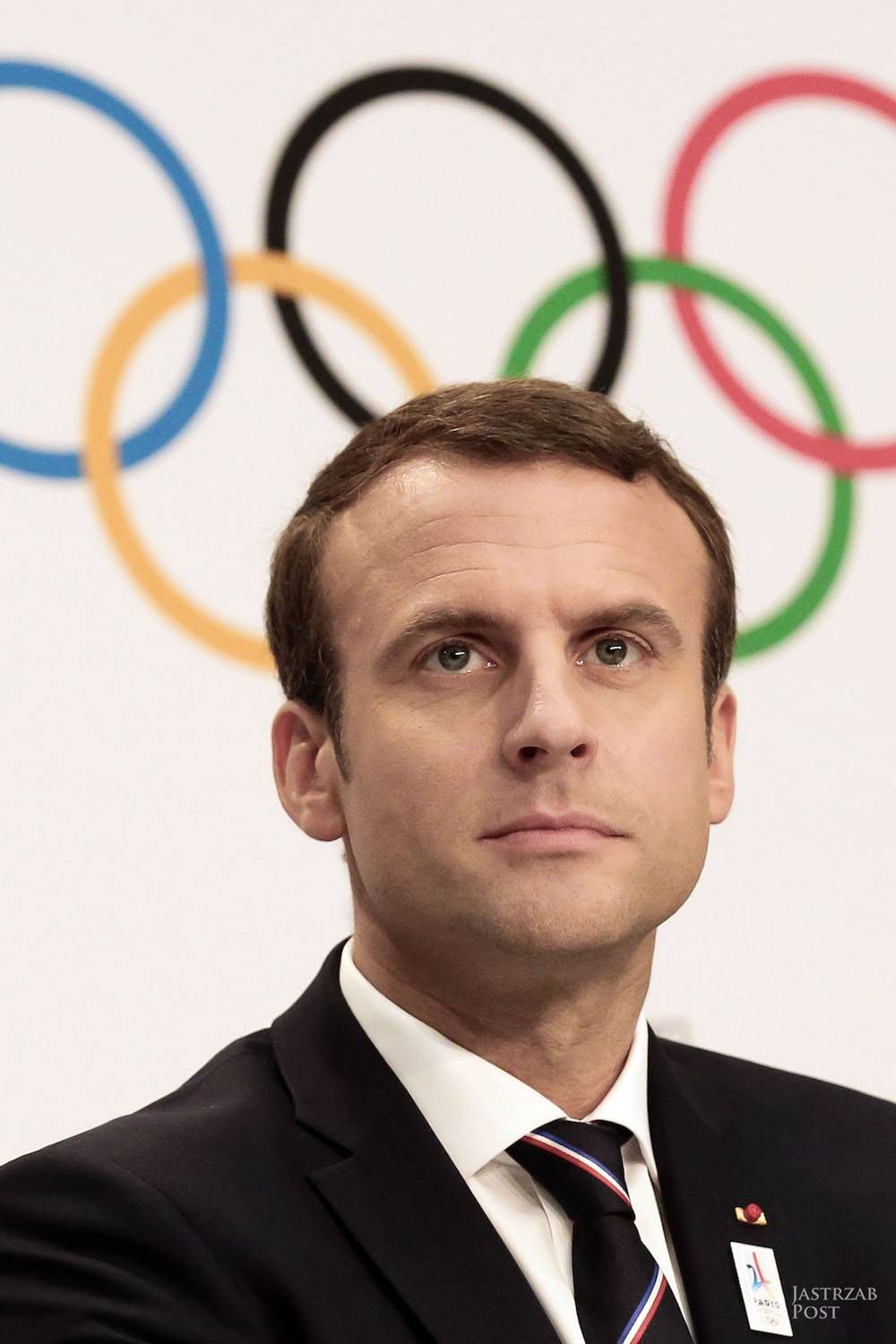 Emmanuel Macron makijaż