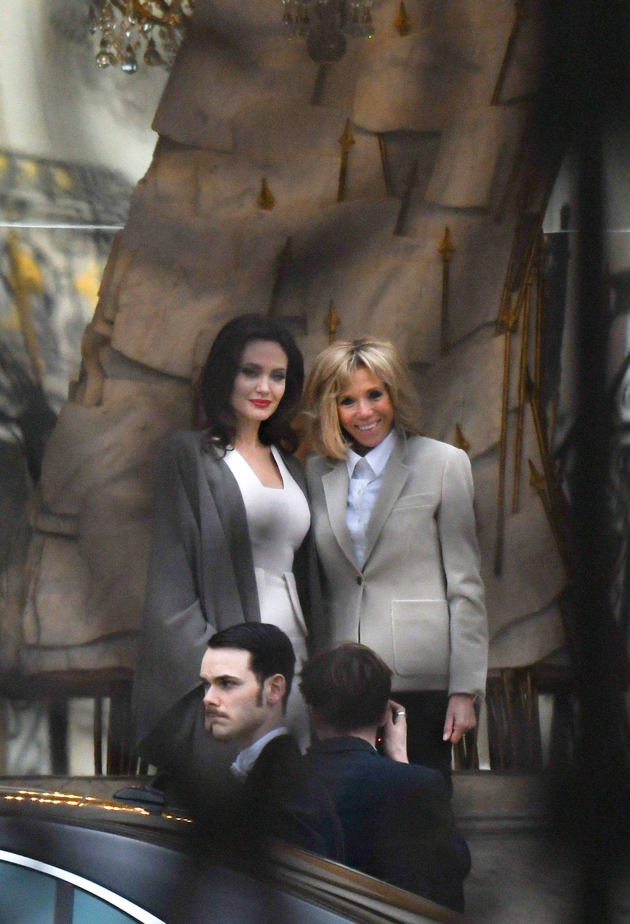 Angelina Jolie spotkała się z Brigitte Macron