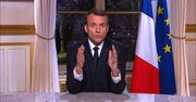 Macron złożył życzenia Francuzom. Jedno jego zdanie miało trafić do Morawieckiego