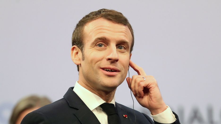 Prezydent Francji Emmanuel Macron