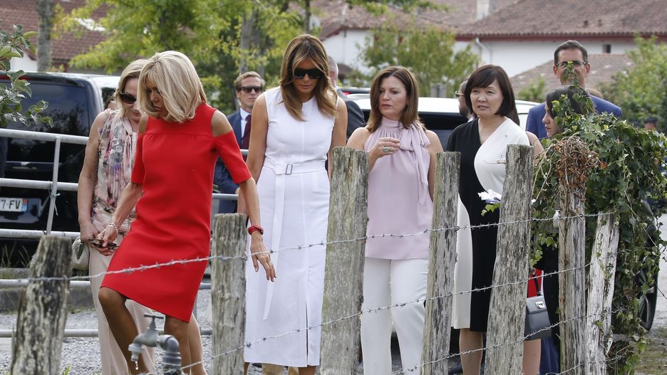 Brigitte Macron w Espelette