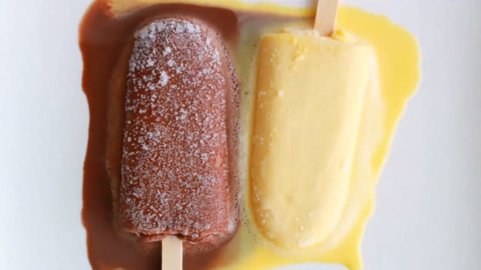 jedzenie rozmrożonych lodów 