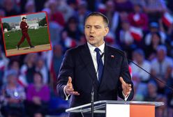 Nowe zdjęcie Nawrockiego z USA. W dresie