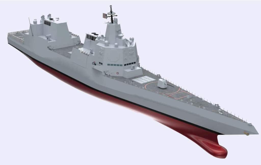 DDG(X) type destroyer - old visualisation