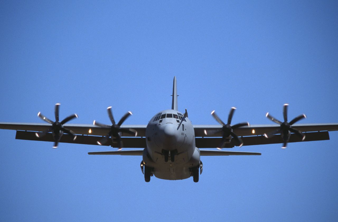 Nowy "samolot zagłady". Lockheed Martin pokazał koncepcję EC-130J TACAMO - Lockheed Martin C-130J Hercules - zdjęcie ilustracyjne.