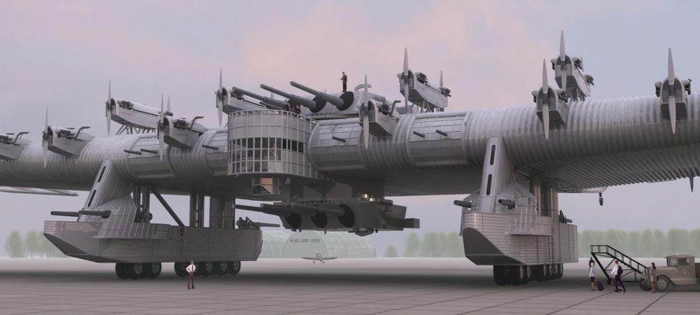 Niezwykłe konstrukcje [cz. 3.]. Kalinin K-7 - radziecka latająca forteca 13