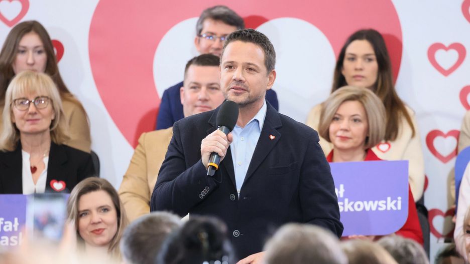 Konwencja samorz?dowa Koalicji Obywatelskiej
Fot. Wojciech Olkusnik/East News, Piaseczno, 02.03.2024. Kampania wyborcza samorzadowa. Konwencja samorzadowa Koalicji Obywatelskiej z udzialem m.in. kandydata na prezydenta Warszawy Rafala Trzaskowskiego i innych kandydatow KO. N/z: Rafal Trzaskowski.
Wojciech Olkusnik