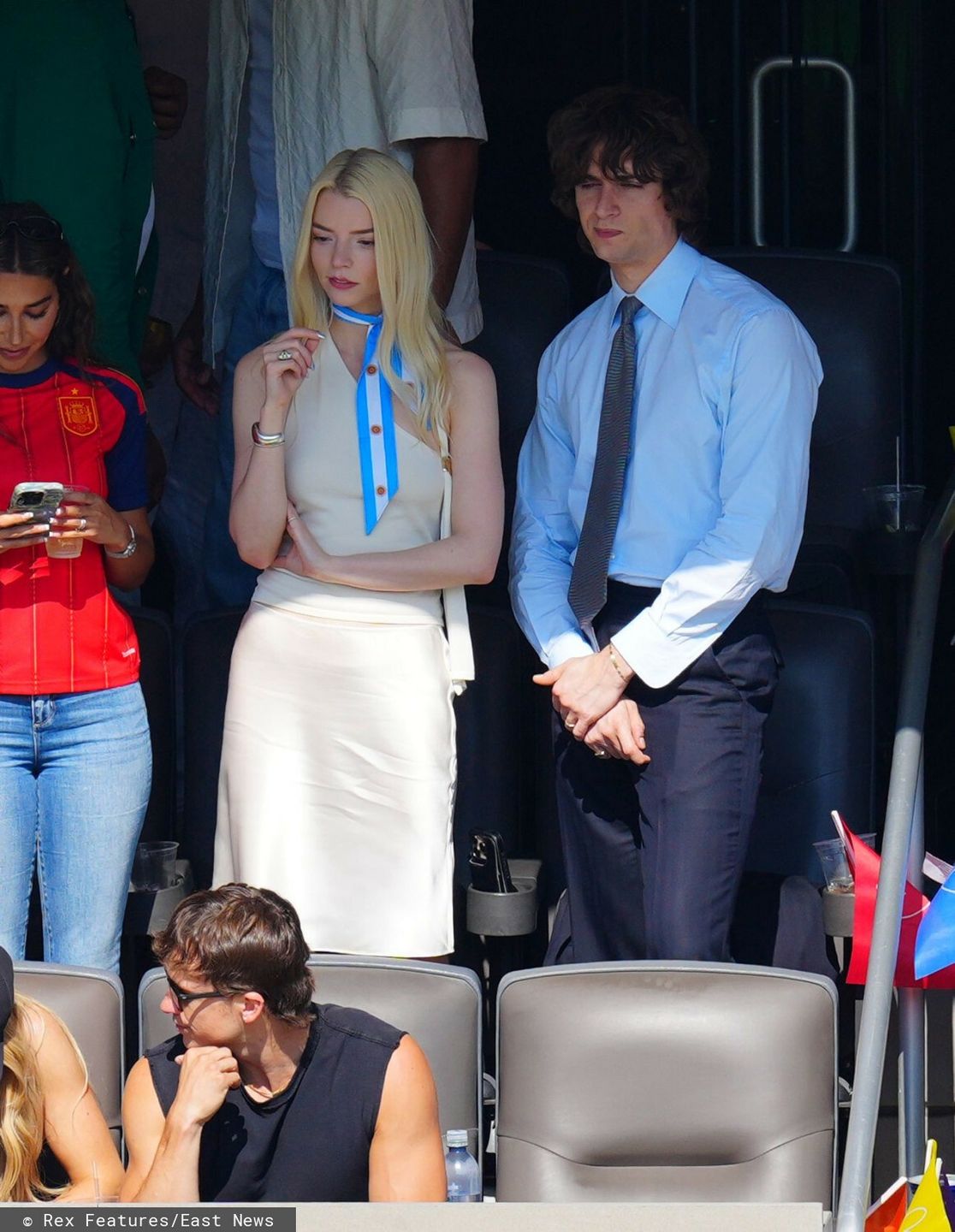 Anya Taylor-Joy i Malcolm Wellman McRae na finale MŚ