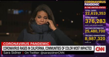 Dziennikarka CNN łkała na wizji. "Chciałam krzyczeć"
