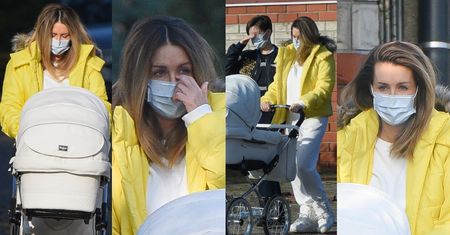 Cytrynowa Małgorzata Rozenek wyprowadza wszystkich synów na spacer w śniegowcach za 2 tysiące złotych (ZDJĘCIA)