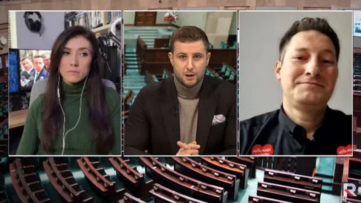 Miłosz Kłeczek zaatakował posła Kamila Wnuka (po lewej) z powodu WOŚP