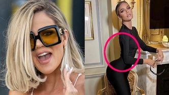 Khloe Kardashian odpiera OSKARŻENIA o przeholowanie z photoshopem! Tym razem aż powyginało ściany (FOTO)