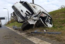 Groźny wypadek w Lublinie. Oto co zostało z auta