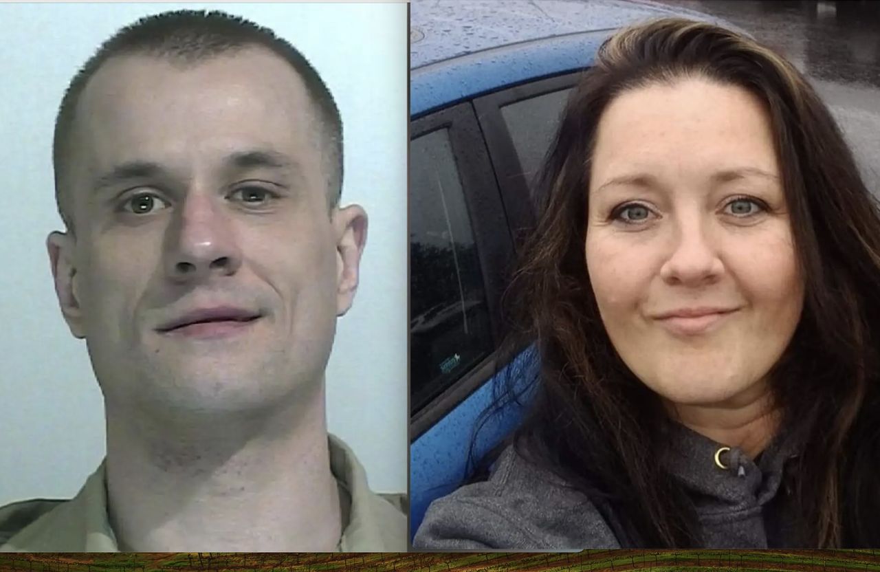 The murderer Richard Bradley Jr. and one of his victims, Brandi Blake.