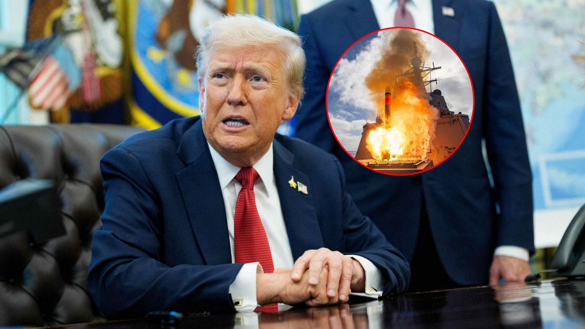 Donald Trump / Wystrzelenie pocisku Tomahawk 