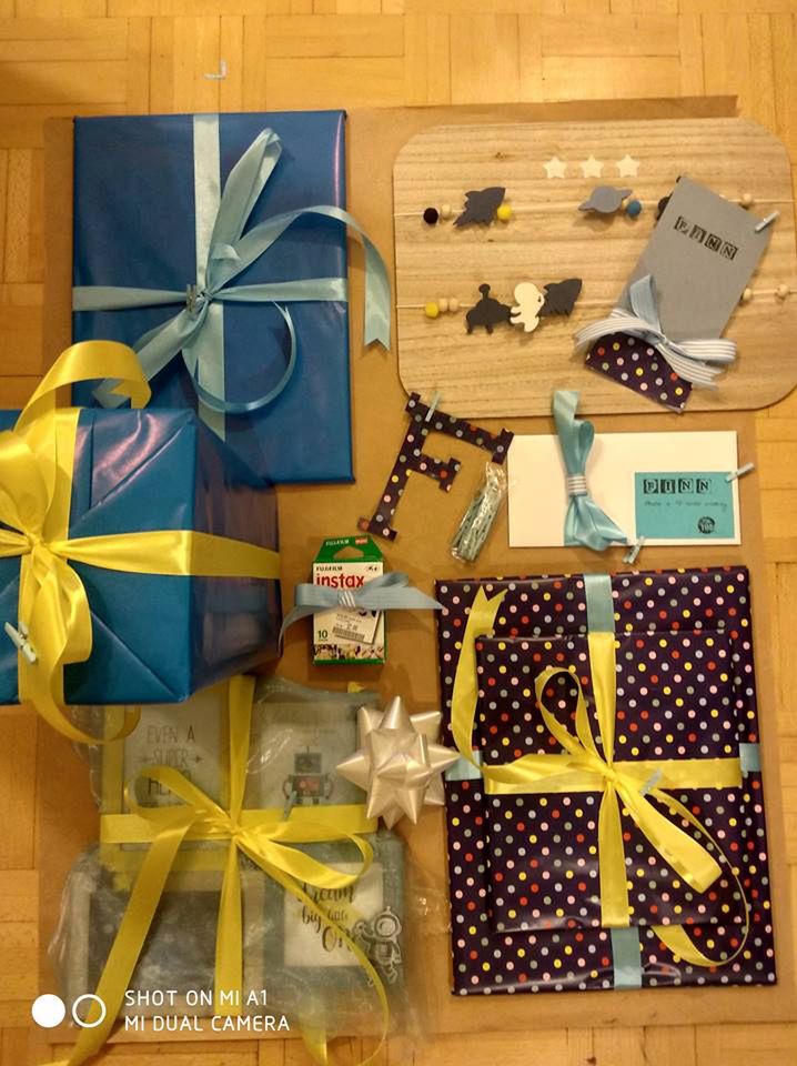 Pomysł na spakowanie prezentu dla chrześniaka