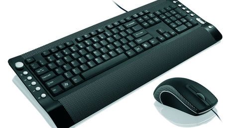 iBOX Nautilius – klawiatura i myszka prawie z włókna węglowego 1