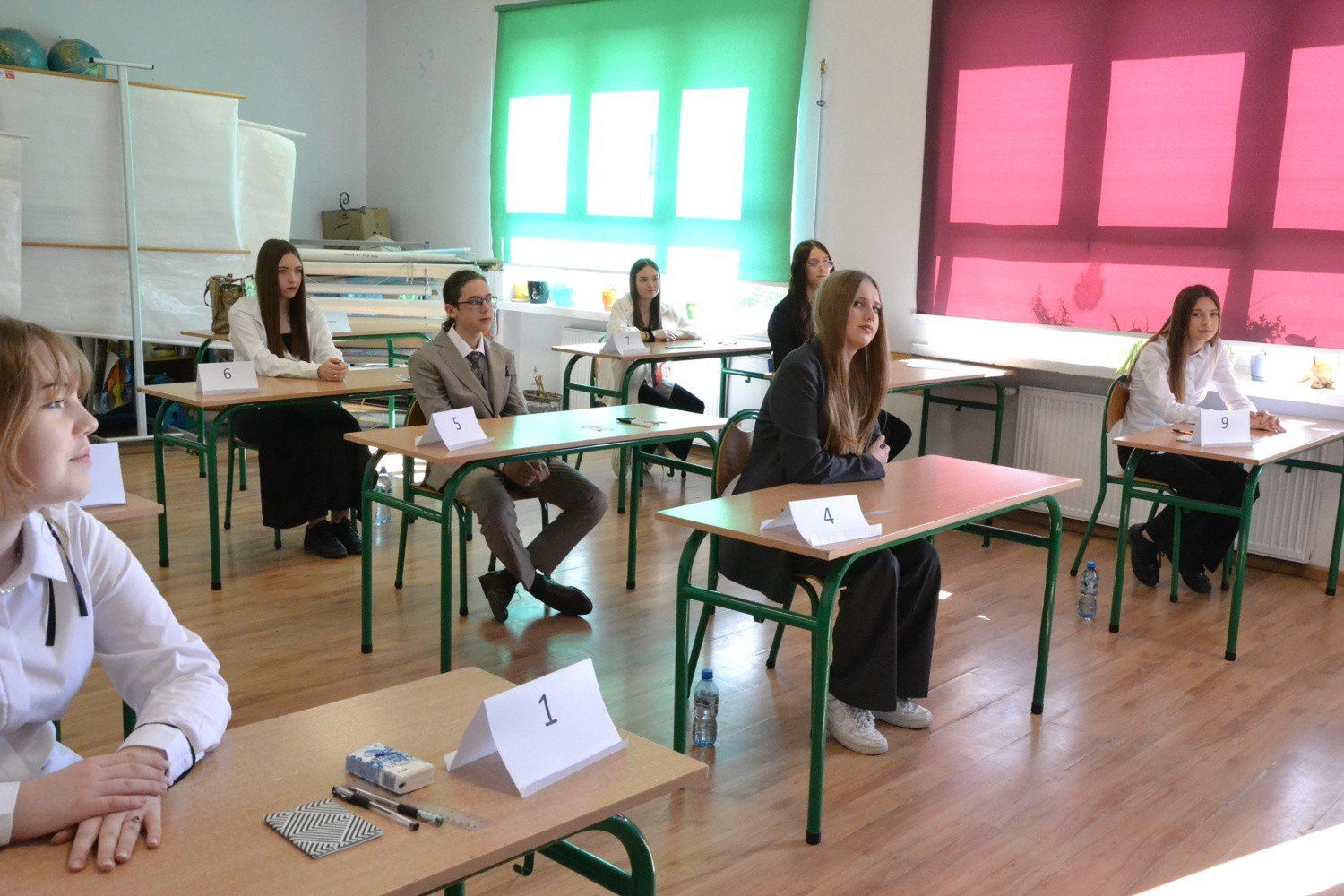 Przed testem z matematyki w SP nr 3 w Lipnie