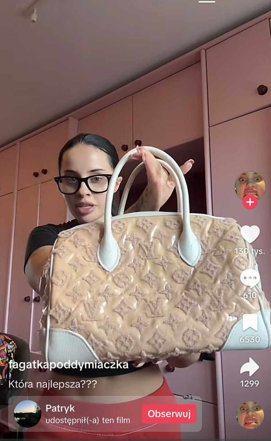 Louis Vuitton
Speedy patent leather handbag