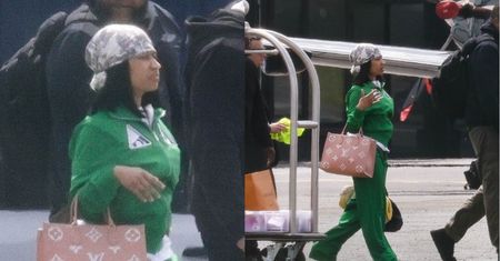 Nicki Minaj BEZ MAKIJAŻU maszeruje do prywatnego odrzutowca. Poznajecie? (ZDJĘCIA)