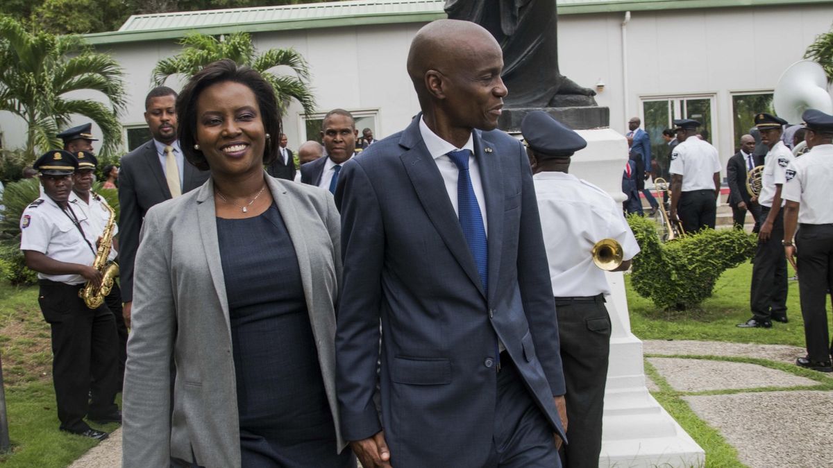 Zamordowany prezydent Haiti z żoną