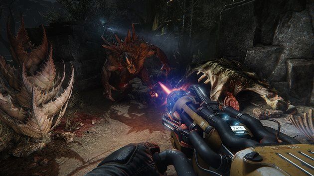 Evolve gra laser