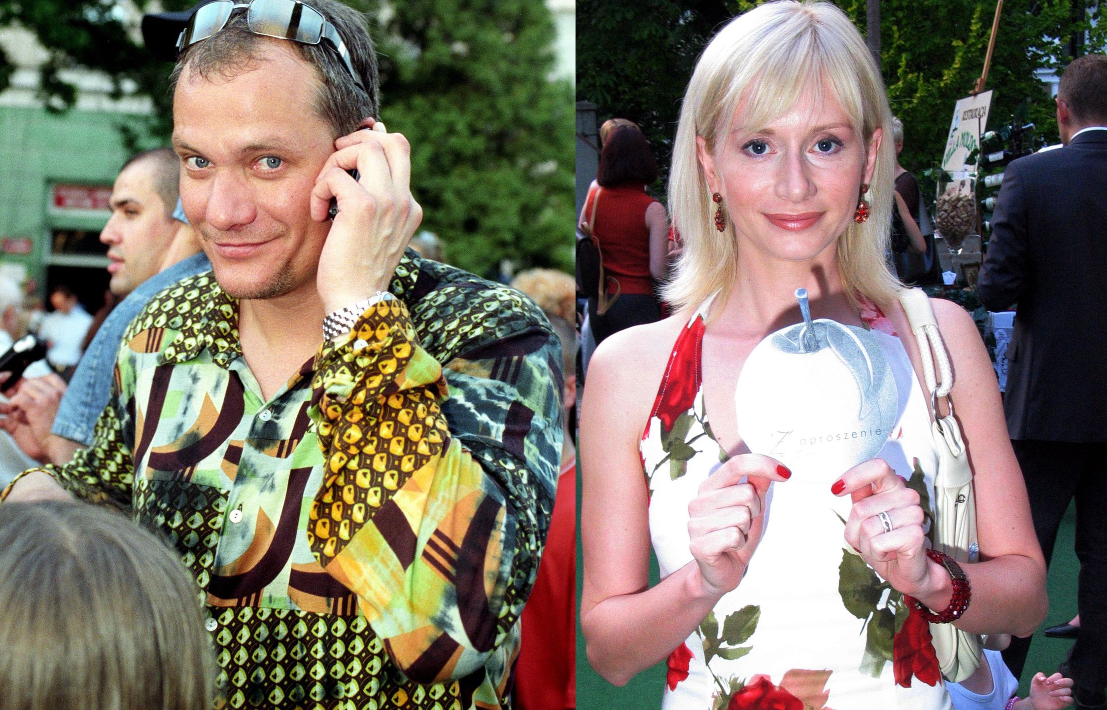 Piotr Zelt i Ewa Gawryluk w 2003 roku