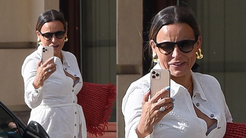 Anna Mucha relaksuje się w drogim hotelu 