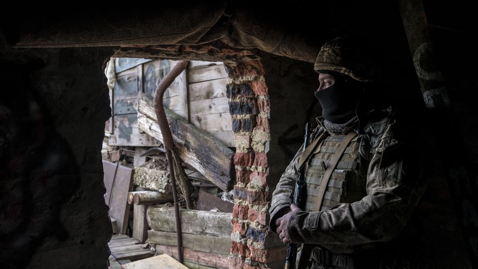 Tensions Mount On Ukraine's Frontline With Russian-Backed Separatists
MARINKA, UKRAINE - DECEMBER 8: A Ukrainian soldier in a front-line position on December 8, 2021 in Marinka, Ukraine. A build-up of Russian troops along the border with Ukraine has heightened worries that Russia intends to invade the Donbas region, most of which is held by separatists after a 7-year-long war with the Ukrainian government. On Tuesday, U.S. President Joe Biden met with Russian President Vladimir Putin via video conference to discuss the escalation tensions. (Photo by Brendan Hoffman/Getty Images)
Brendan Hoffman
bestof, topix