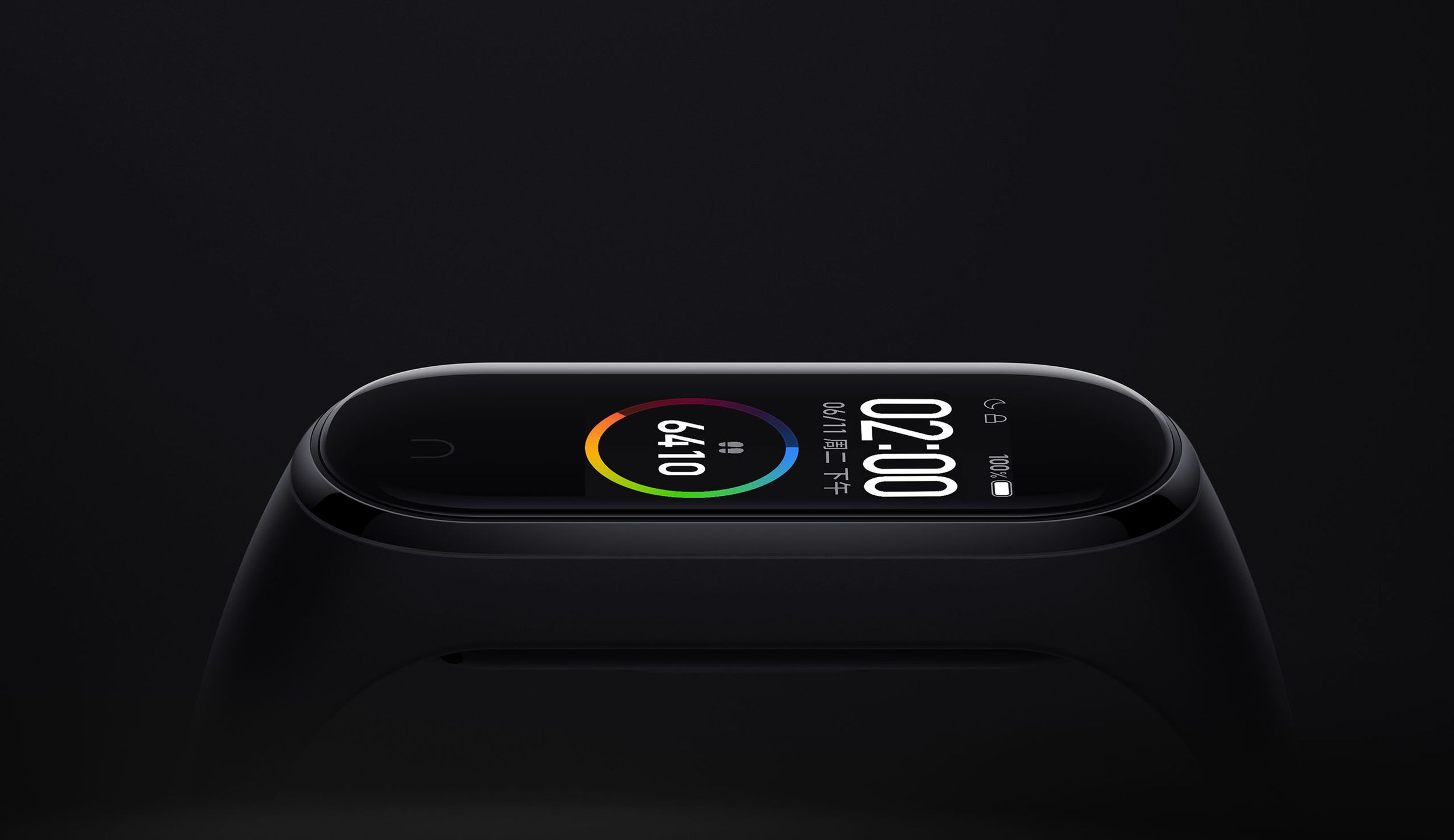 Mi Band 4 wyposażono w ekran AMOLED.