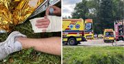 Wypadek w Karpaczu. Dramatyczna relacja. "Leżeli na ziemi i krzyczeli"