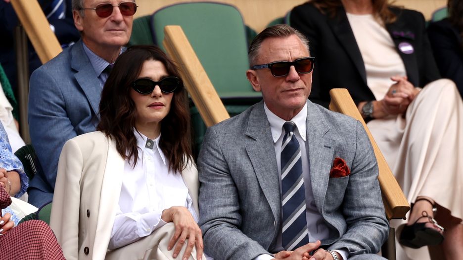 Day Fourteen: The Championships - Wimbledon 2023
LONDON, ENGLAND - JULY 16: Actors, Daniel Craig (R) and Rachel Weisz (L) are seen in the Royal Box during the Men's Singles Final between Novak Djokovic of Serbia and Carlos Alcaraz of Spain on day fourteen of The Championships Wimbledon 2023 at All England Lawn Tennis and Croquet Club on July 16, 2023 in London, England. (Photo by Julian Finney/Getty Images)
Julian Finney
centre court, bestof, topix