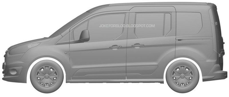 Nowy Ford Transit Connect - rysunki patentowe (źródło: Joke For Blog)
