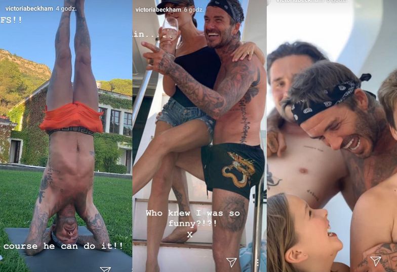 Rajskie wakacje Beckhamów we Włoszech