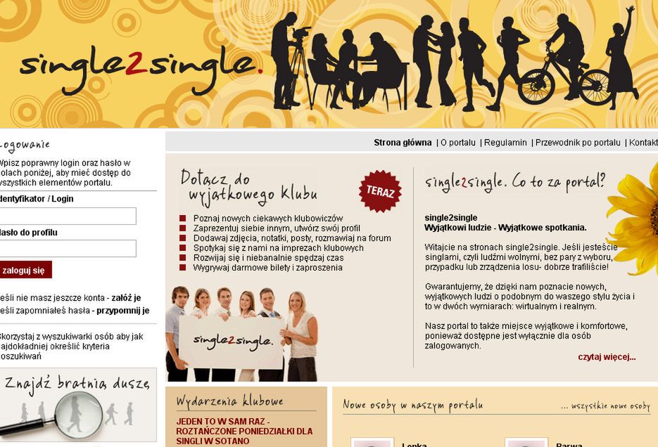 Single2single.pl. Co oferuje nowy serwis dla singli?