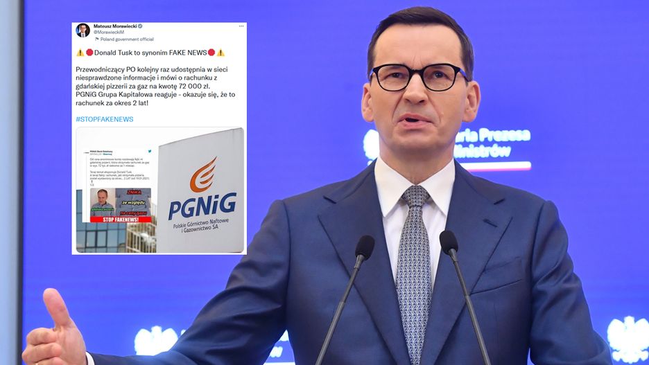 Tusk nagrał film. Jest odpowiedź Morawieckiego